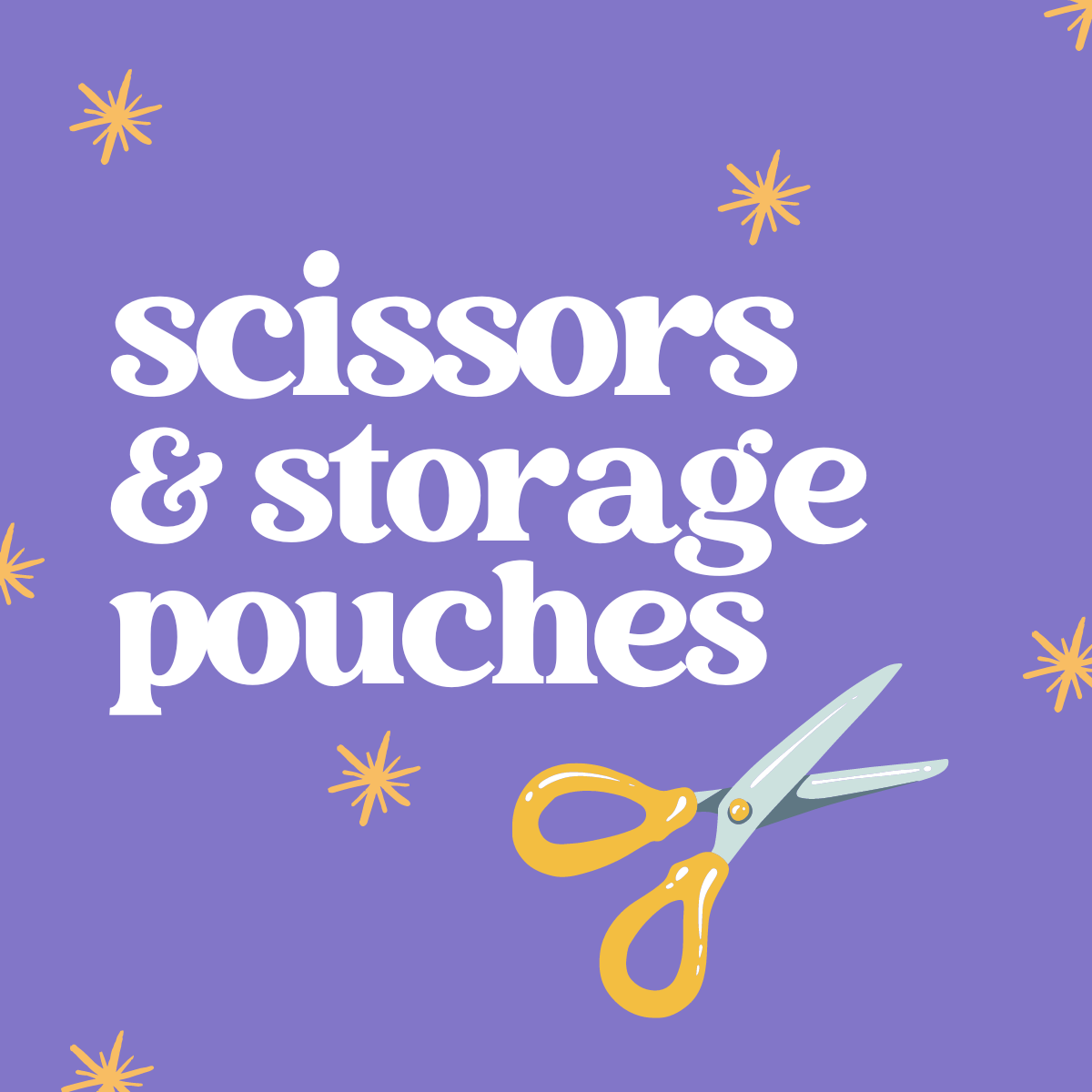 Scissors & Storage Pouches