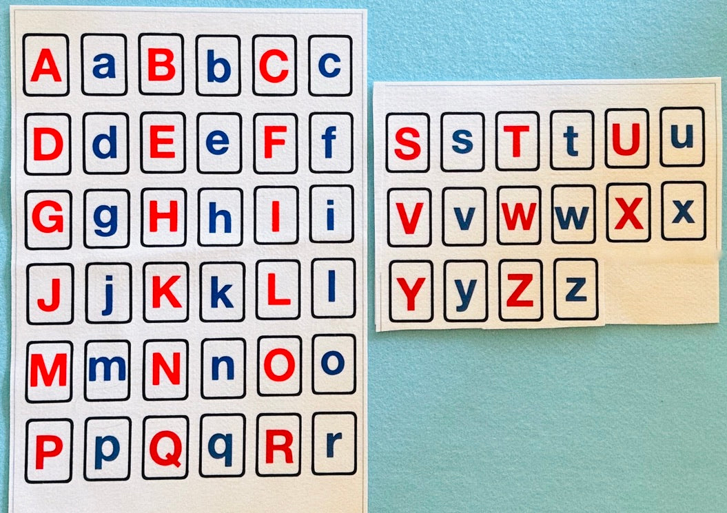 Alphabet Felt Board Set -(upper & lower case- 52 pcs)