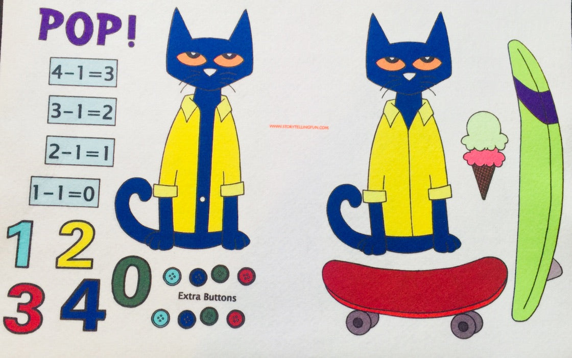 Pete the Cat (Groovy Buttons)