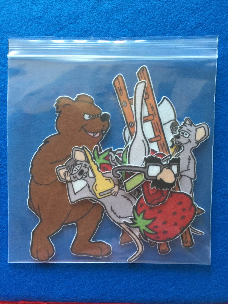 Little Mouse, Red Ripe Strawberry& the Big Hungry Bear