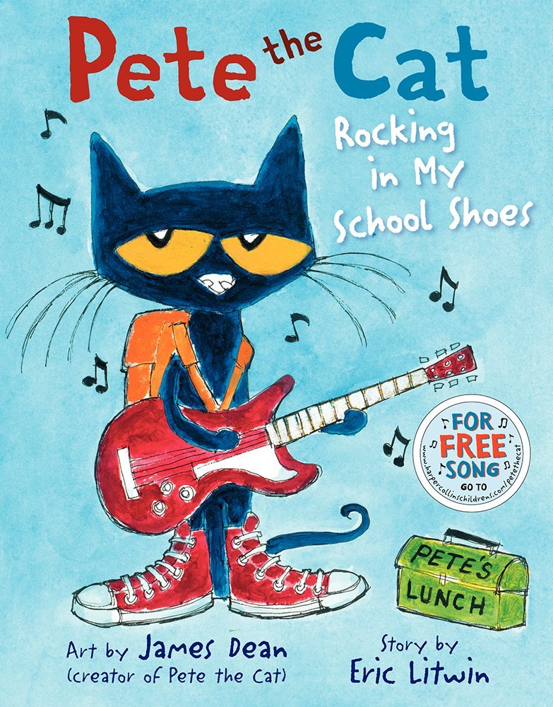 Pete the Cat Rockin' in my School Shoes- Book