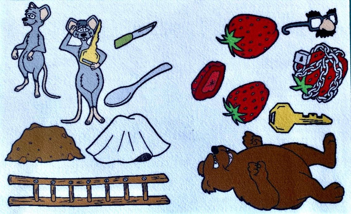 Little Mouse, Red Ripe Strawberry& the Big Hungry Bear