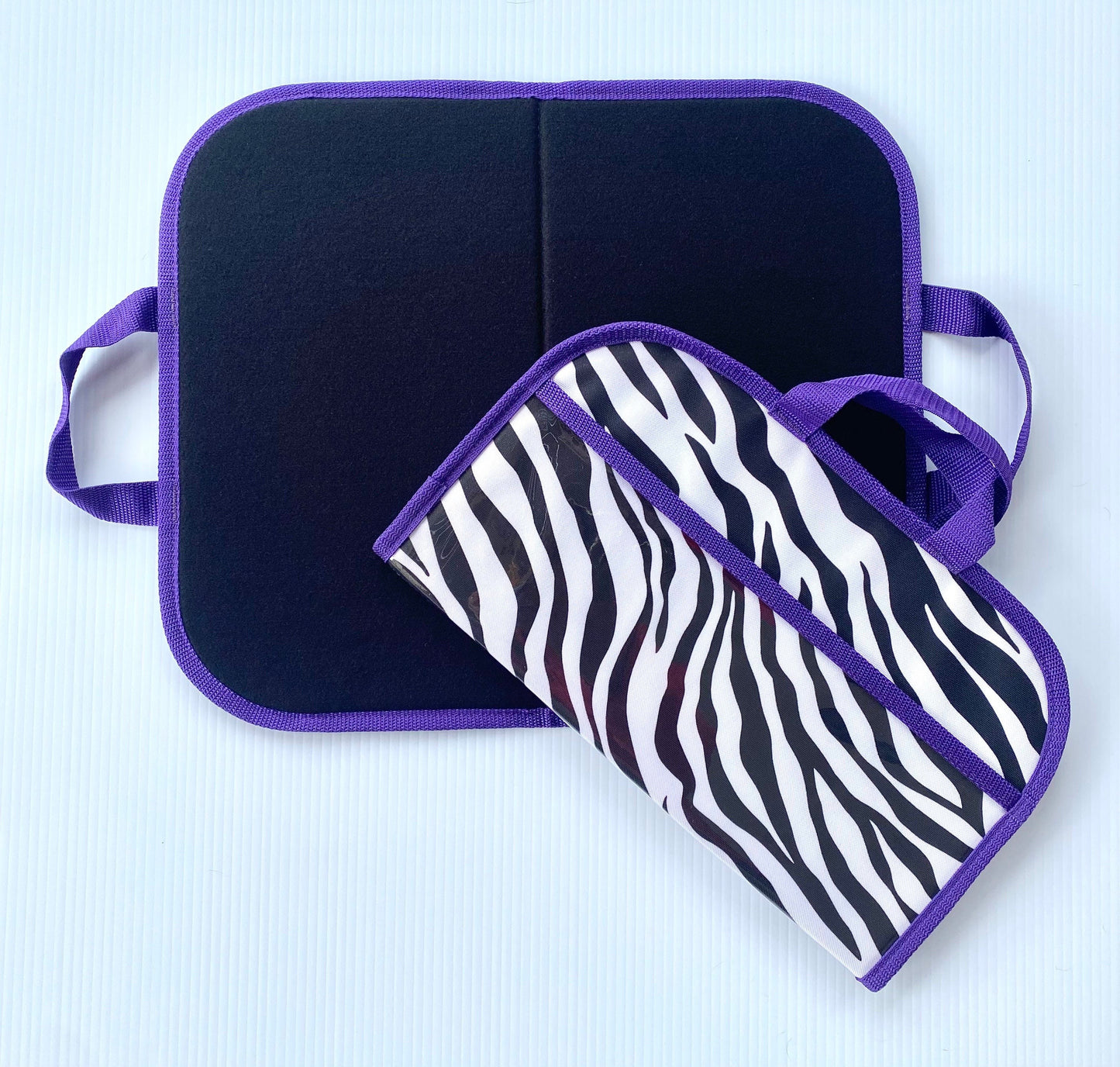 Zebra Print Felt Board Travel Bag (SLIGHTLY IMPERFECT)